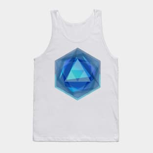 Jewel Lines - Sapphire & Cobalt Tank Top